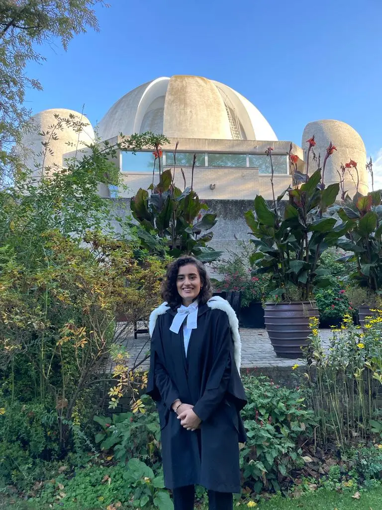 Arij Asad at her University of Cambridge graduation